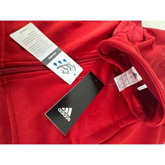 NWT!! "ADIDAS" Zip Up Jacket SPOT ON SLEEVE SZ S MEN'S T Bays Soccer FINAL SALE! - Picture 13 of 16